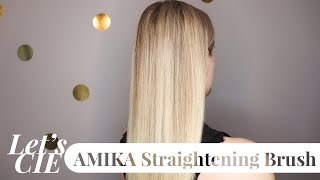 Amika Straightening Brush Review  Lets Cie  CIEKAIKAI [upl. by Freddie]