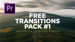 FREE TRANSITIONS PACK 1 for Premiere Pro II How to Import and Customize UrduHindi [upl. by Pembroke]