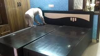 New Bed design  Double bed idea  nice design [upl. by Ameekahs]