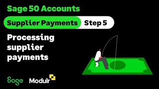 Sage 50 Accounts UK Supplier Payments  Processing supplier payments [upl. by Nibas]