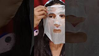 how to use facial sheet mask 🎭 sheet mask✅ smytten facialsheetmask skincare [upl. by Htiek]