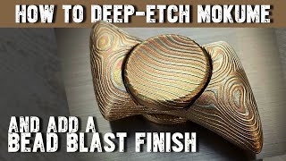 How to Etch Mokume Gane  Simple Process [upl. by Ynattyrb]