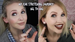 My Ear Stretching Journey 16g to 00g [upl. by Elleinad597]