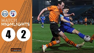 HIGHLIGHTS  FC Halifax Town 4 2 Spireites [upl. by Lled]