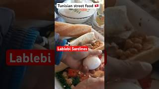 Sandwich Lablabi Sardines tunisianstreetfood food foodblogger foodie streetfood streetfoodindi [upl. by Virgina482]