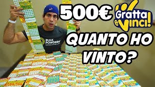 500€ GRATTA E VINCI  Quanto ho vinto [upl. by Sup]