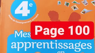 4 AEP page100 orthographe évaluation et consolidation mes apprentissages en français [upl. by Marras527]