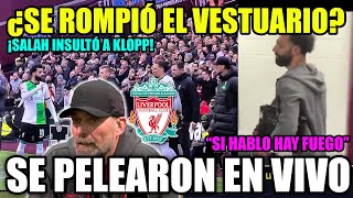 SALAH SE PELEA CON KLOPP EN VIVO Y LE DEJÓ INDIRECTA EN LOS VESTUARIOS ESTO PASÓ EN EL LIVERPOOL [upl. by Loomis]