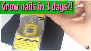 grow nails in just 3 days faster nail growth tips  How to grow Nails faster in one day [upl. by Veator482]