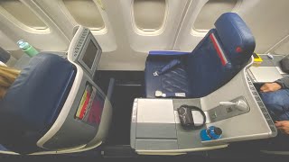 Delta Airlines 767300ER First Class Seat [upl. by Leiuqese]