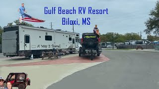 Gulf Beach RV Resort Review Biloxi Mississippi RV Life [upl. by Argella]