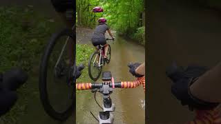 Gravel biking in a concrete river [upl. by Llenrup318]