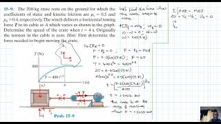 15–9 Kinetics of a Particle Impulse and Momentum Chapter 15 Hibbeler Dynamics Benam Academy [upl. by Quartis615]