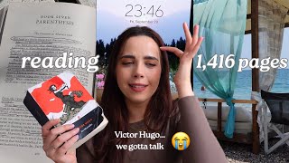 so I read Les Miserables was it worth it 🇫🇷🐌 a reading vlog [upl. by Ettesil]