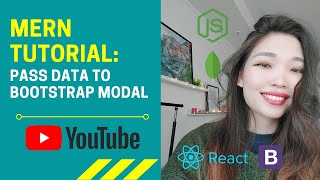 Pass Data From MongoDB to React Modal  MERN Tutorial [upl. by Olympium712]