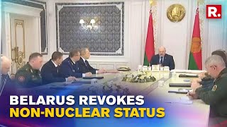 Belarus Referendum Approves Proposal To Give Up NonNuclear Status For 1st Time Since Fall Of USSR [upl. by Llemaj]