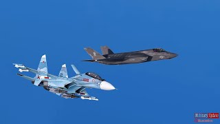 WATCH Russias Su30 Drives Out Their First Encounter F35 [upl. by Anila843]