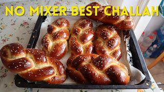 How to Make Perfect Challah  Best Challah Dough Without a Mixer  Easy Challah Bread Recipe [upl. by Gerda]