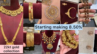 Tanishq 💕Gold bangles necklace collection designs with price Trending jewellery design [upl. by Landing]