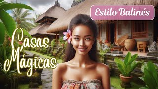 🟡quotIdeas de Decoración al Estilo Bali Espacios Llenos de Vidaquot  CASAS MÁGICAS [upl. by Notyad]