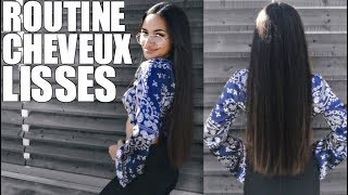 Ma routine pour lisser mes cheveux ELLE x Maile Akln [upl. by Eirret]