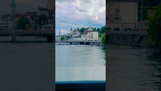 Zurich Switzerland 🇨🇭 Limmat River ytshorts abba europe zurich switzerland [upl. by Ulda194]