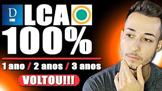 🔴VOLTOU LCI e LCA de ALTA RENTABILIDADE SERÁ QUE VALE A PENA MELHORES INVESTIMENTOS RENDA FIXA [upl. by Inalel]