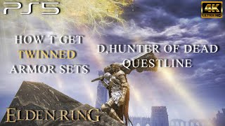 ELDEN RING  How to Get Ds Armor Twinned Armor Sets  NPC Questline Guide [upl. by Nylram]