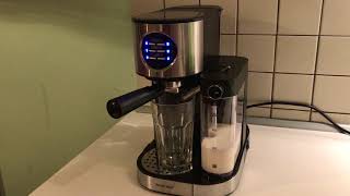 SilverCrest SEMM 1470 A1 coffee machine  Demonstration [upl. by Thistle]