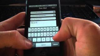 Lapplication PwnMail sur son iTouch  iPhone 40 ou plus [upl. by Nosidda]