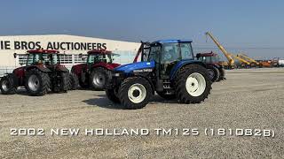 2002 New Holland TM125 181082B  1832021  Ritchie Bros Italia  Caorso PC [upl. by Hilel734]