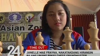 24 Oras Janelle Mae Frayna nakatakdang hirangin bilang unang Pinay Chess Grandmaster [upl. by Naletak]