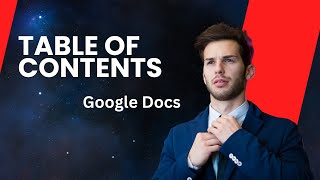 How to create a Table of contents in Google Docs [upl. by Anifad]