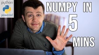 Learn NUMPY in 5 minutes  BEST Python Library [upl. by Asiil955]