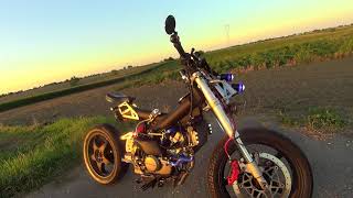 SACHS MADASS 125cc HONDA Engine  SUPER MOTO Toples  part3 [upl. by Stephenie]