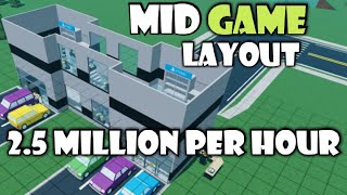 😱OP MID GAME LAYOUT 25 MILLION PER HOUR IN RETAIL TYCOON 2😀 [upl. by Fachan]