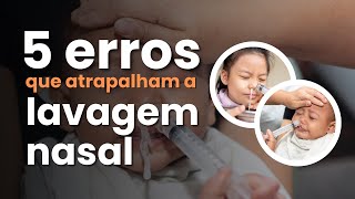 ERROS que você PODE ESTAR COMETENDO na LAVAGEM NASAL do seu BEBÊ  Dra Jannuzzi [upl. by Florida]