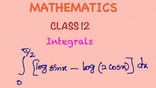 Integrate log sinx  log2cosx  with respect to x [upl. by Hola]