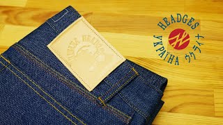 Bespoke Selvedge Denim Jeans  Headges f DIMITRIs Jeans [upl. by Hakkeber27]