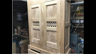 Door making Making a Welsh bread and cheese cupboard part 4 [upl. by Zielsdorf]