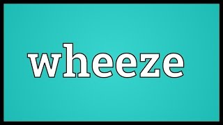 Wheeze Meaning [upl. by Stav]