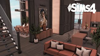 888 SPIRE APARTMENT RENOVATION II The Sims 4 Speed build [upl. by Yruama315]