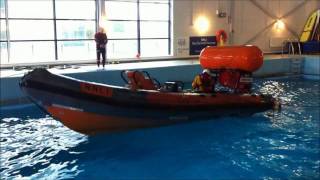 Atlantic 75 RIB capsize exercise [upl. by Aknayirp]