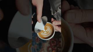 Mastering Latte Art 🤯 [upl. by Keiko]