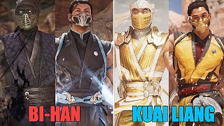 BiHan vs Kuai Liang IntroDialogues  Mk11 vs Mk12 [upl. by Yretsym]