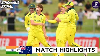 India vs Australia Under 19 World Cup 2024 Final Highlights 2024  IND vs AUS Highlights [upl. by Raddi451]