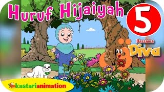 Huruf Hijaiyah bersama Diva full version  part 5   Kastari Animation Official [upl. by Ledah]