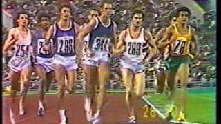 1980 Olympics in Moscow the 800m final  winner Steve Ovett [upl. by Anerbes]