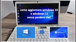 come aggiornare windows 10 a windows 11 senza perdere dati Guida facile [upl. by Anerres]