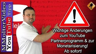 YouTube Monetarisierung neue Regeln [upl. by Deeanne]